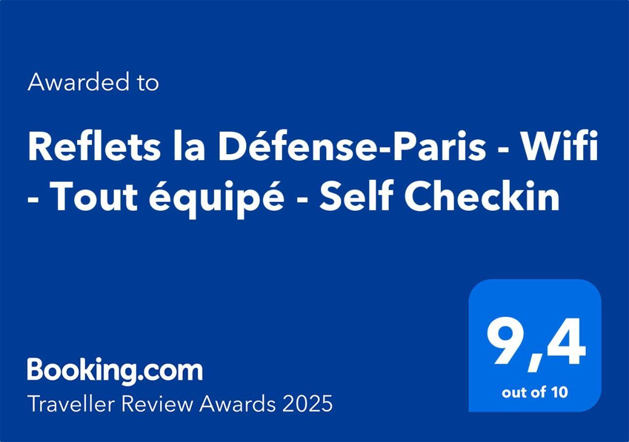 Reflets La Defense-Paris - Wifi - Tout Equipe - Self Checkin Bois-Colombes Ngoại thất bức ảnh